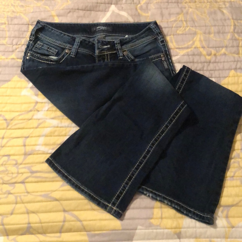 Silver jeans
